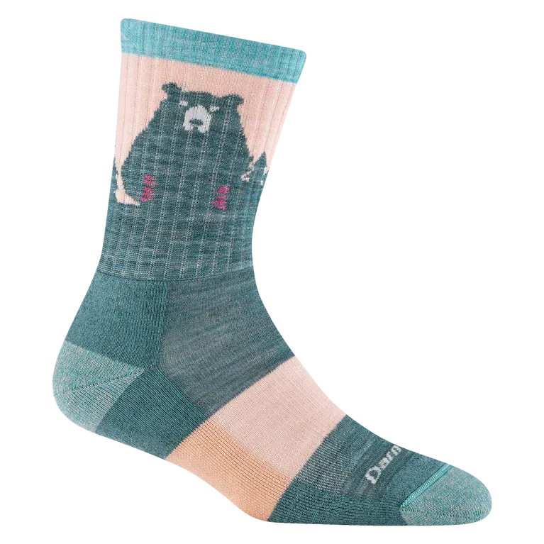 Darn Tough Women's Bear Town Micro Crew Lightweight Hiking Sock