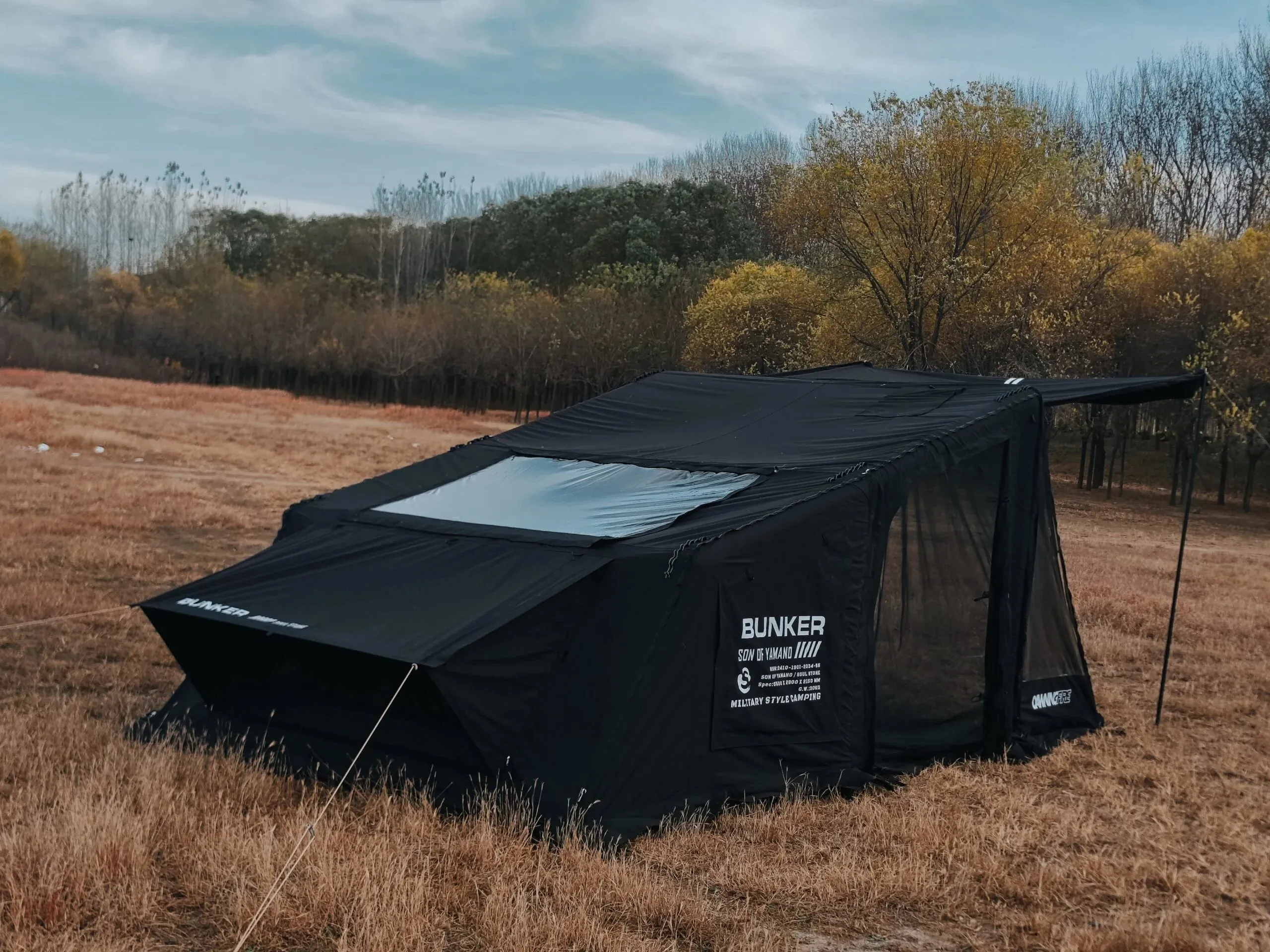 Dawning Fire Bunker 2-4 person Tent - Black