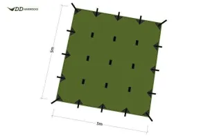 DD Hammocks Tarp 5m x 5m