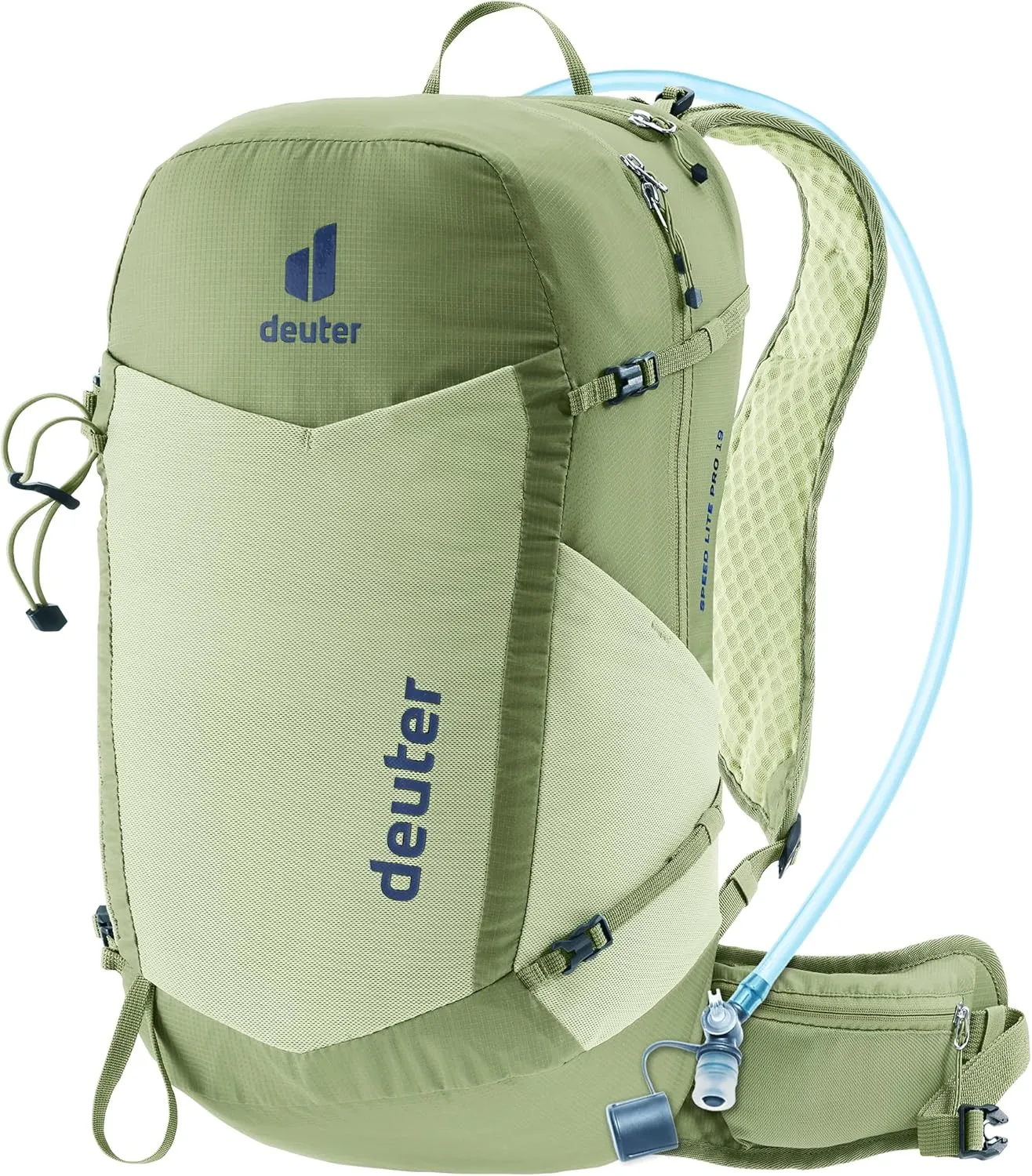 Deuter Unisex Speed Lite Pro 19L Hydro Mountain Hiking Backpack with 2L Hydration Bladder, 19 Liters - Mineral-Grove