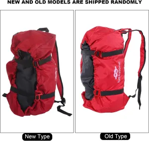 Dilwe Climbing, Folding Mountaineering Shoulder Backpack for Climbing Hiking Trekking(Red)