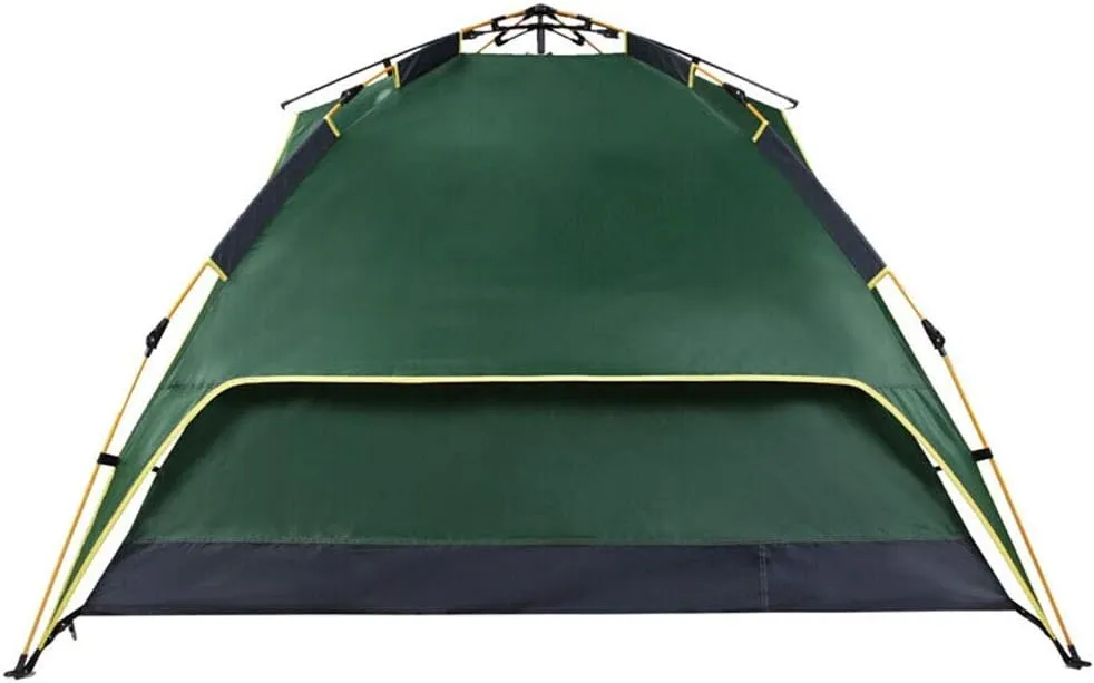 Dome Light Camping Tent Dome Camping Tent Instant Pop Up Tent Sun Shelter 3-4 People Double Doors Portable Tent