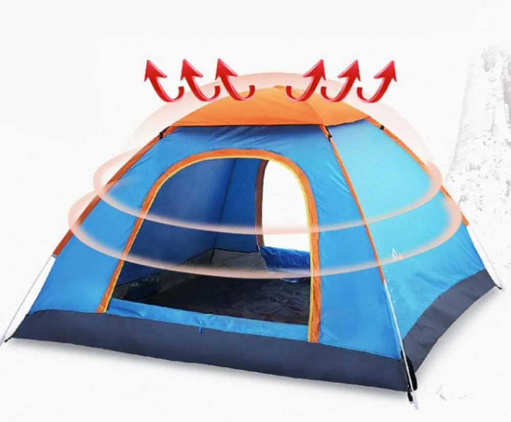 Dome Light Camping Tent Pop Up Instant Family Camping Tent Portable UV Protected Shelter with Carrybag for Backpacking Picnic Fishing Beach Outdoor Indoor Portable Tent