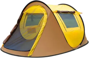 Dome Light Camping Tent Pop Up Instant Family Camping Tent Portable UV Protected Shelter with Carrybag for Backpacking Picnic Fishing Beach Outdoor Indoor Portable Tent