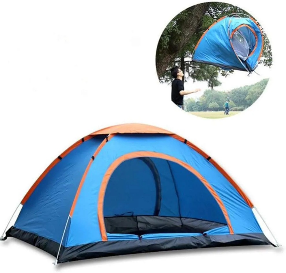 Dome Light Camping Tent Pop Up Instant Family Camping Tent Portable UV Protected Shelter with Carrybag for Backpacking Picnic Fishing Beach Outdoor Indoor Portable Tent
