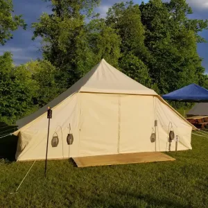 Dream House Large Spacious Outdoor Waterproof Cotton Canvas 4 Season Camping Tent for 10 Persons
