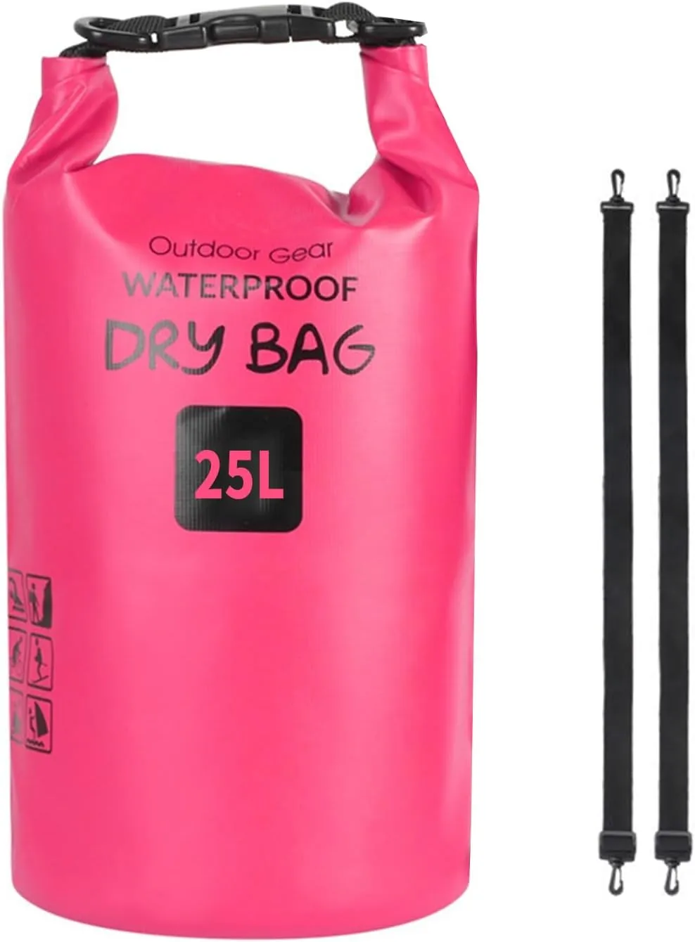 Dry Pouch，Outdoor Beach Buckled Storage Sacks Waterproofs Dry Bag Swimming Bag Floating Bags for Camping Hiking Trekking