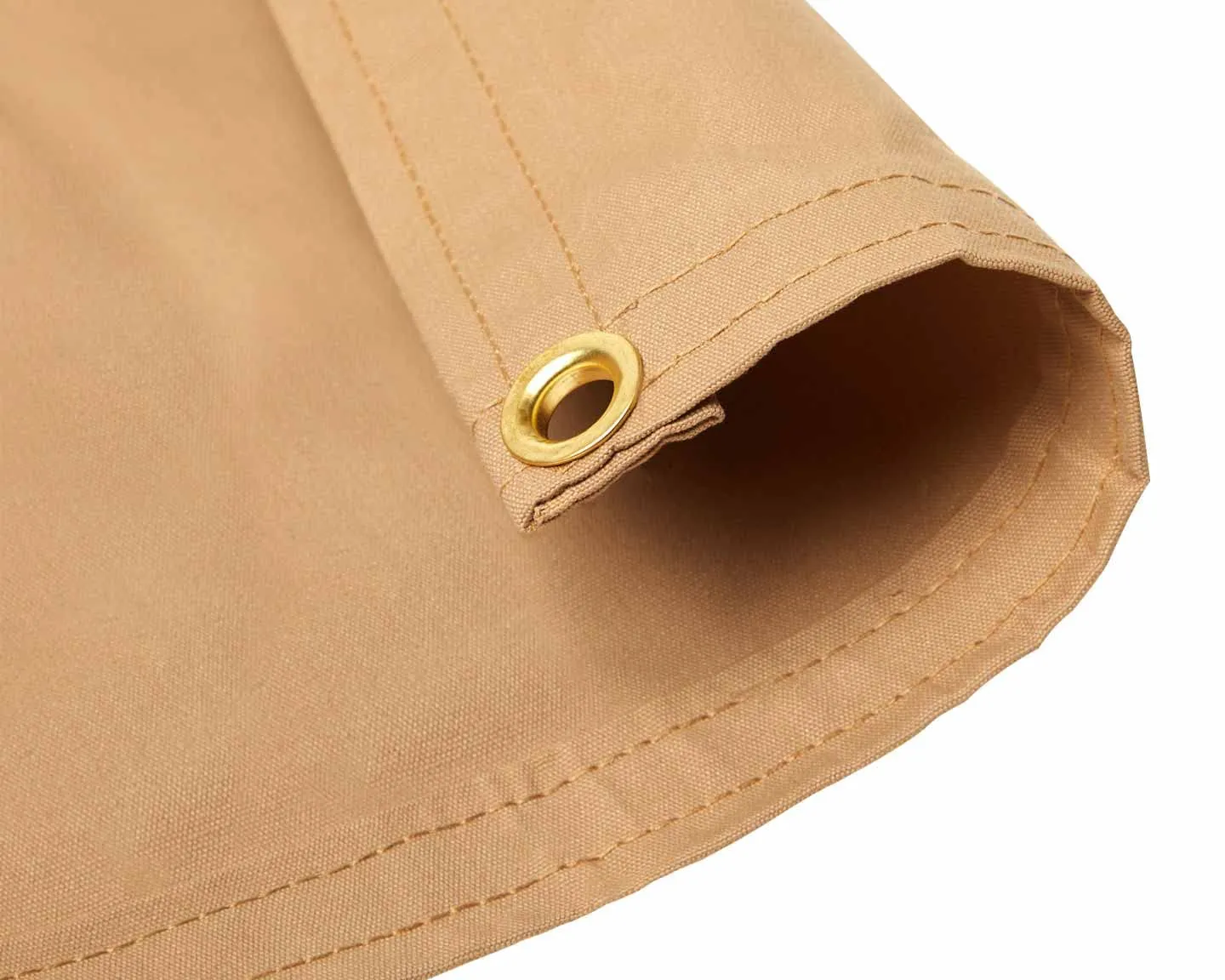Duty, Rustproof Tarp|20 20x40 Commercial Feet Affordable shipping Tarps MIL Grommets, Color for Now Ideal Construction, Waterproof Reinforced Manufacturing Tear-Resistant, Trucking, Attractive Heavy Brass –Tan Edges| Canvas Grade,