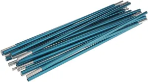 DYNWAVE Aluminum Alloy 11 Section Spare Replacement Tent Poles 408cm Blue