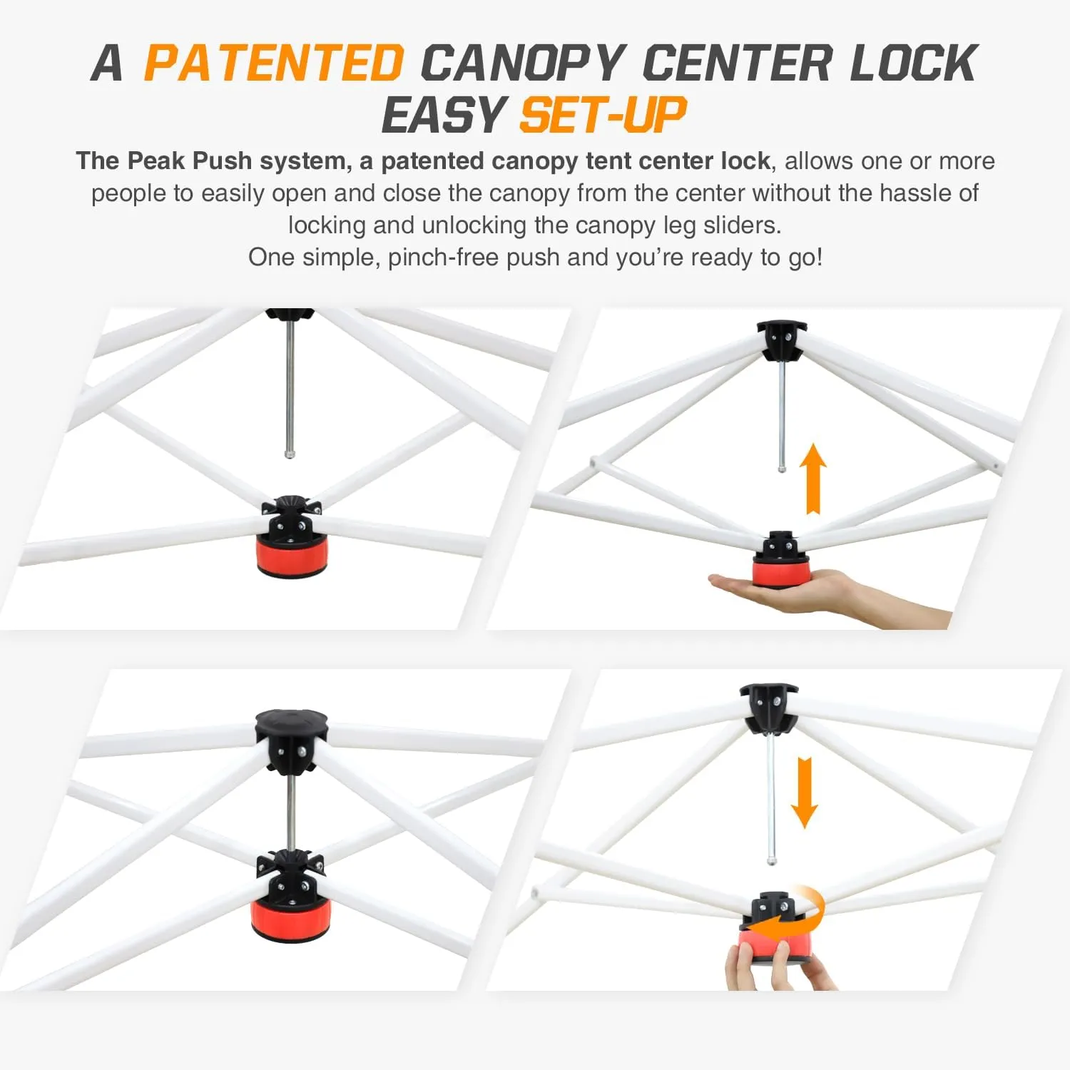EAGLE PEAK Pop Up Canopy Tent with 1 Sidewall, Easy Setup Event Tent, Outdoor Sun Shade, Wheeled Carry Bag, Stakes and Guy Ropes, Instant Canopy 10x10, Purple