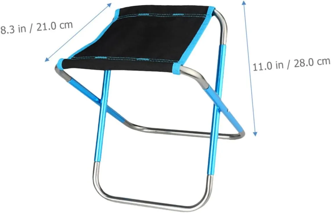 Easy to Set up and Fold Portable and Comfortable Camp Stool for Fishing Camping and Beach Activities