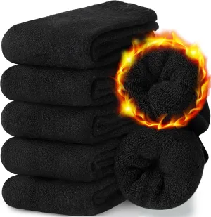 EBMORE 5 Pairs Women Merino Wool Socks Thermal Hiking Winter Warm Thick Cozy Cabin Crew Comfy Socks for Ladies