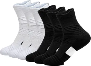 Elite Basketball Socks Compression Cushion Thick Cycling Socks Athletic Crew Socks for Men Women Boys