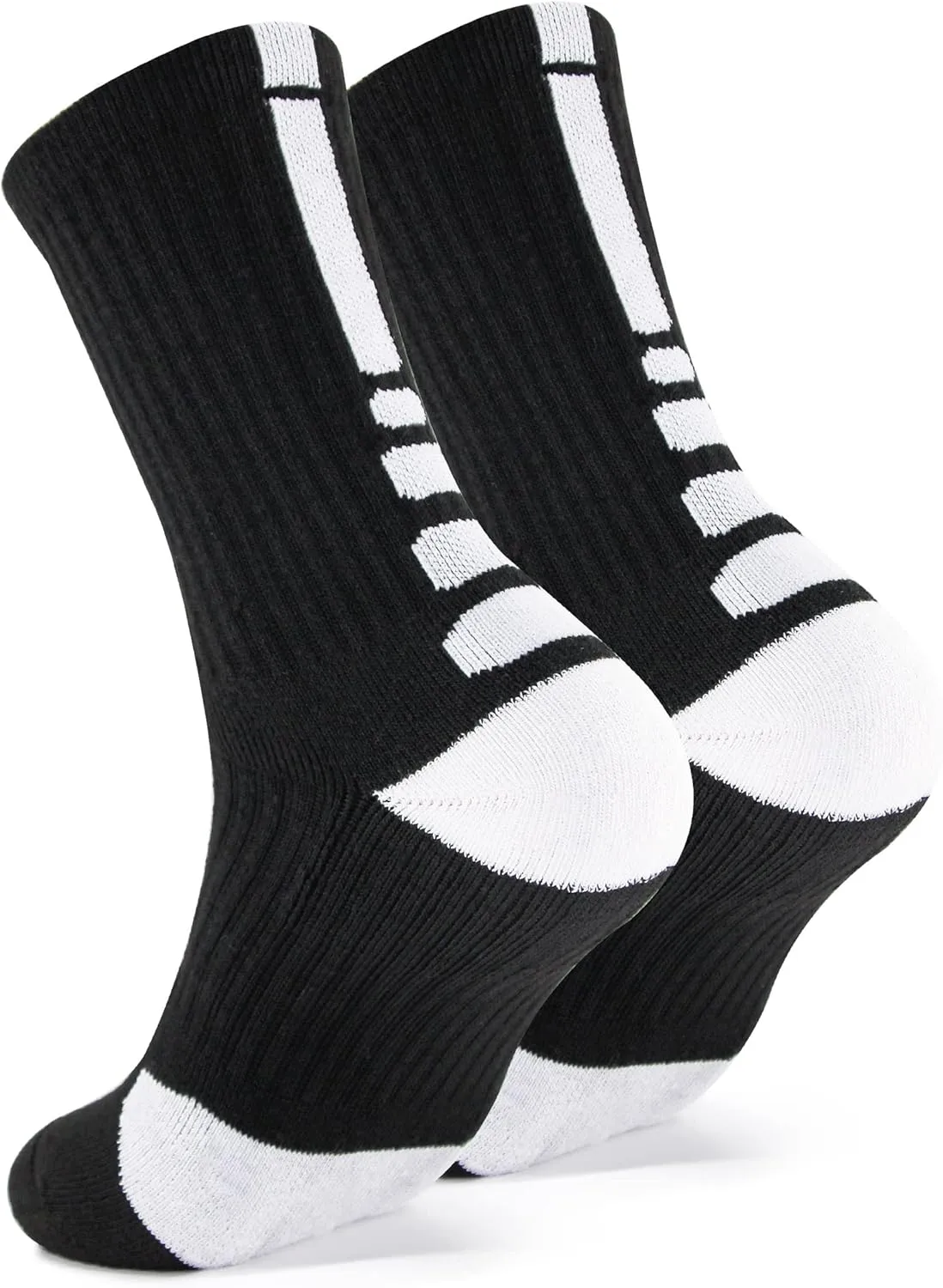 Elite Basketball Socks Cushion ​Athletic Crew Socks for Men's Women's Youth Boy