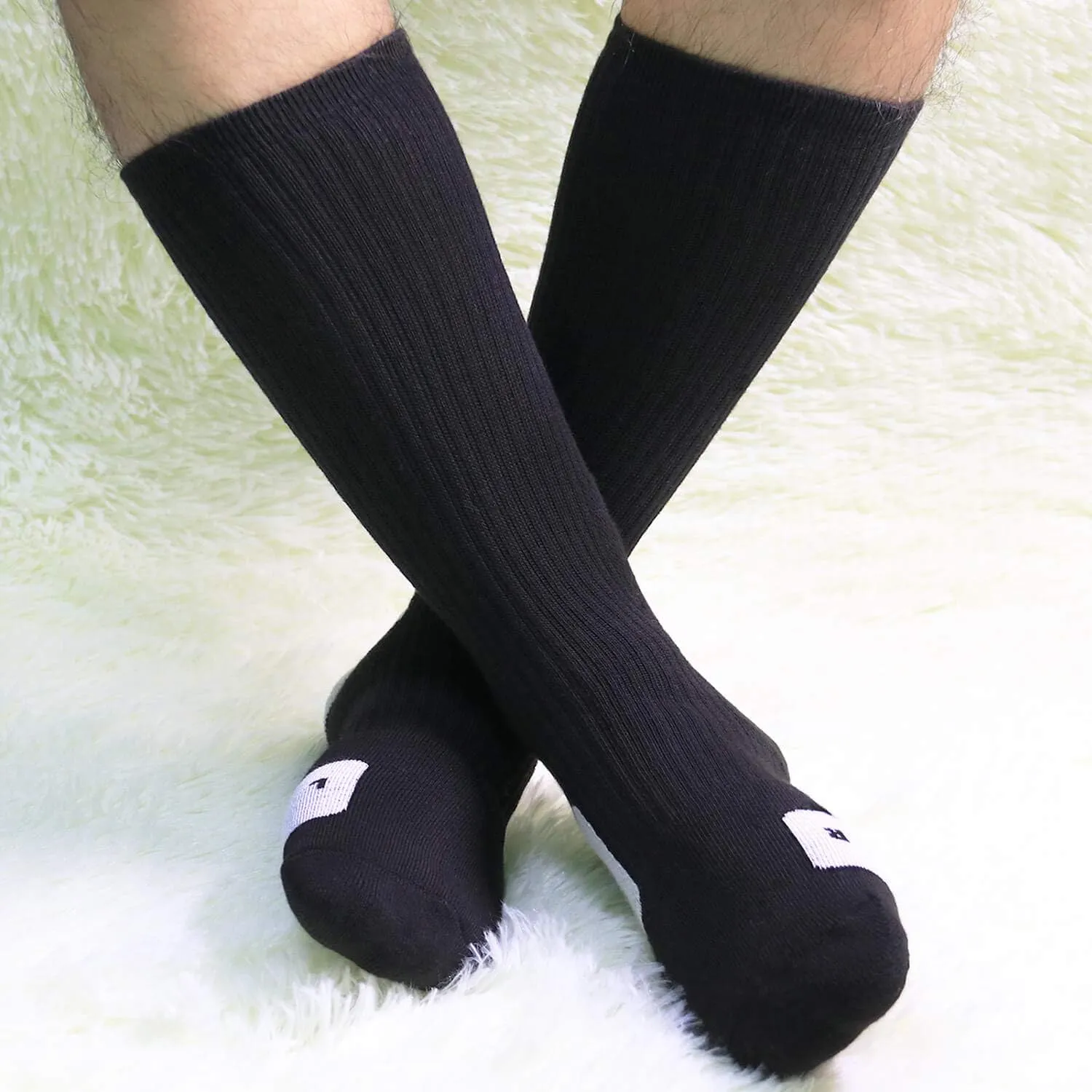 Elite Basketball Socks Cushioned Athletic Crew Socks Thick Compression Sports Socks for Men & Women