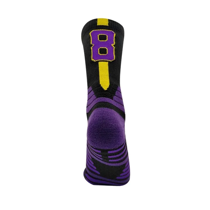 Elite Breathable Basketball Socks for Active Adults