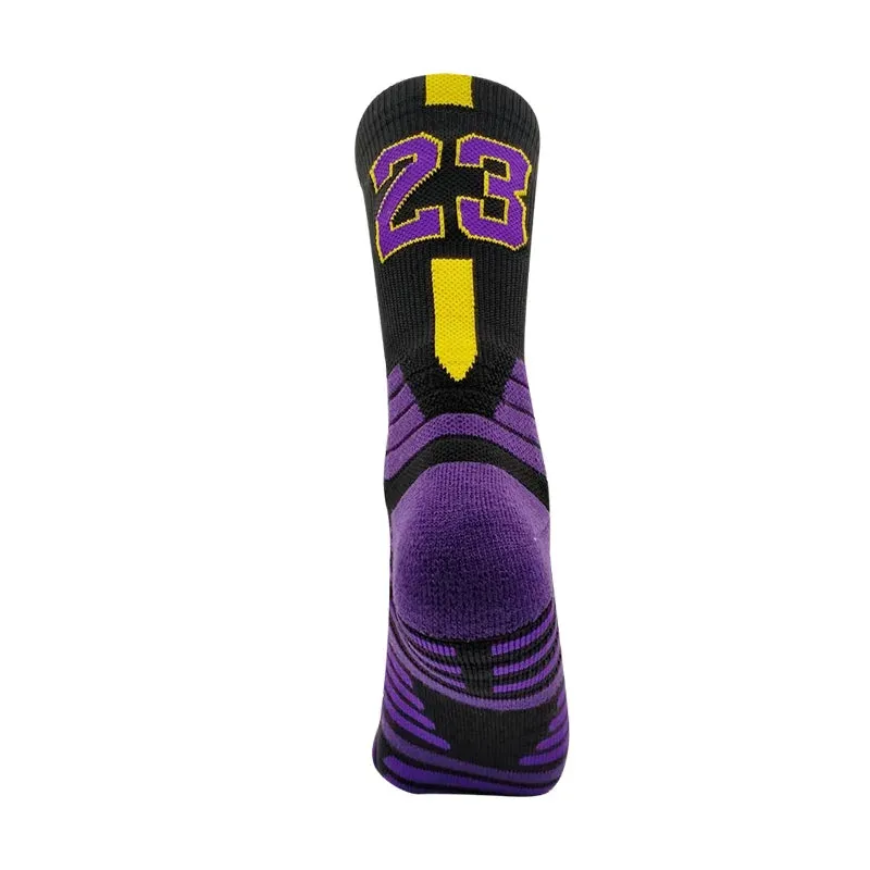 Elite Breathable Basketball Socks for Active Adults