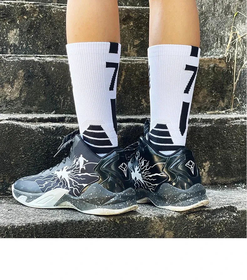 Elite Breathable Basketball Socks for Active Adults