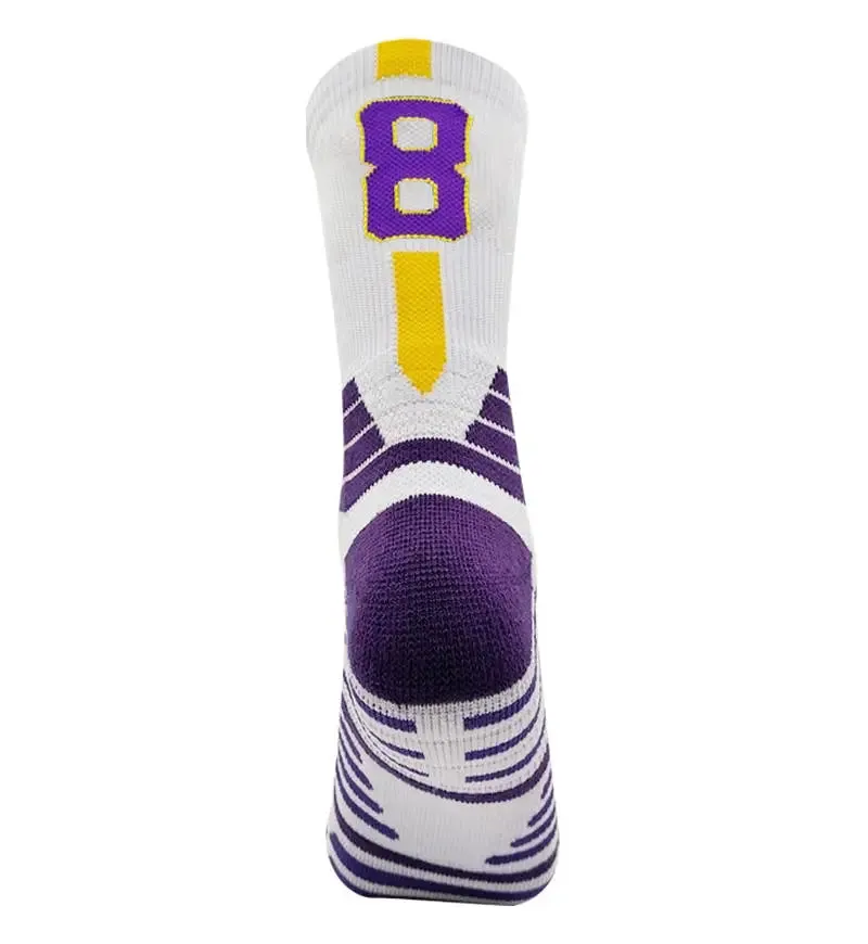 Elite Breathable Basketball Socks for Active Adults