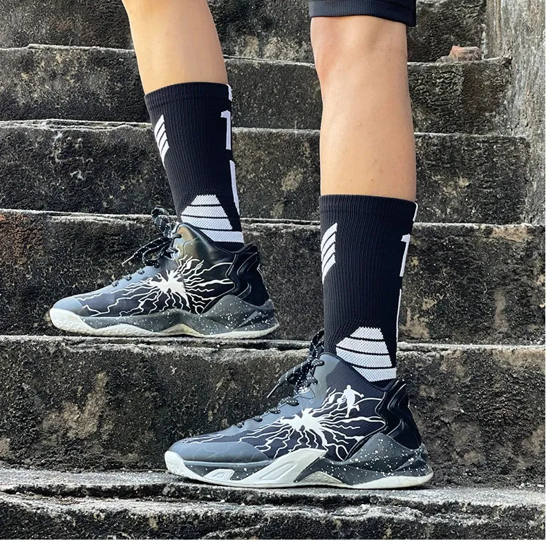 Elite Breathable Basketball Socks for Active Adults