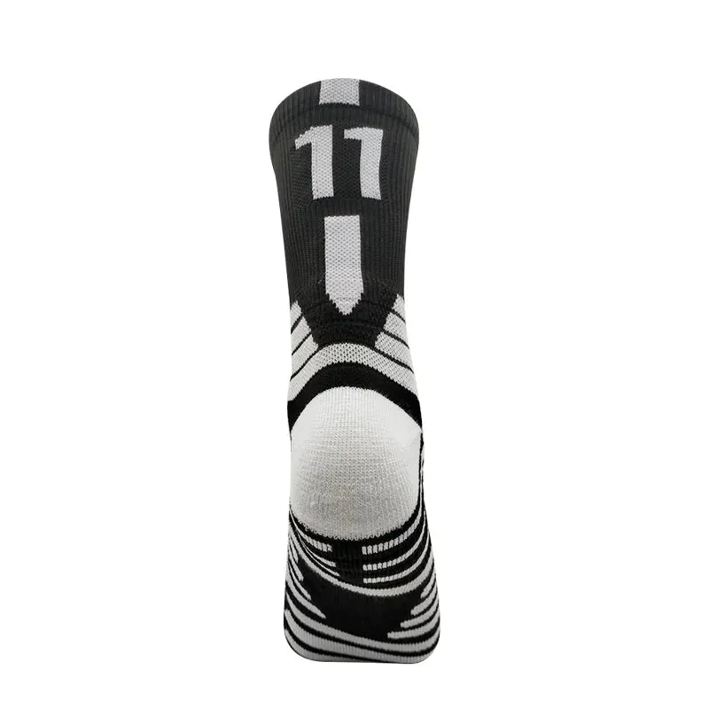 Elite Breathable Basketball Socks for Active Adults