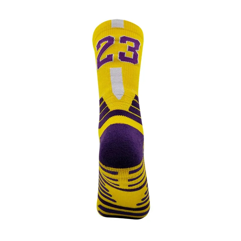 Elite Breathable Basketball Socks for Active Adults