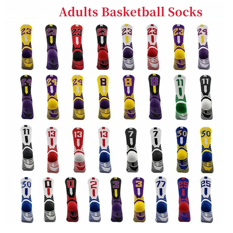 Elite Breathable Basketball Socks for Active Adults