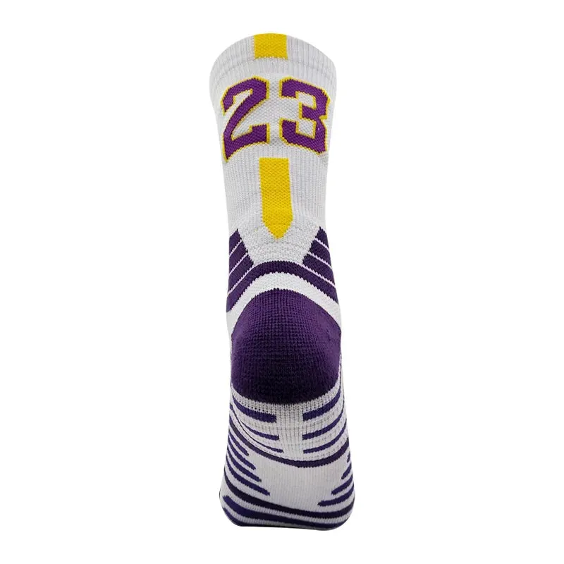 Elite Breathable Basketball Socks for Active Adults