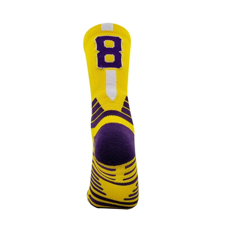 Elite Breathable Basketball Socks for Active Adults