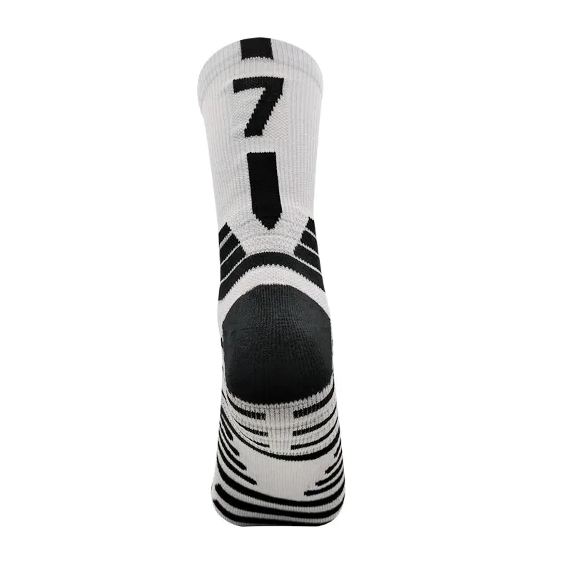 Elite Breathable Basketball Socks for Active Adults