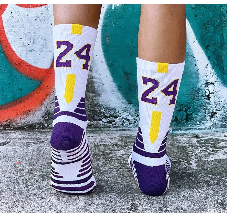 Elite Breathable Basketball Socks for Active Adults