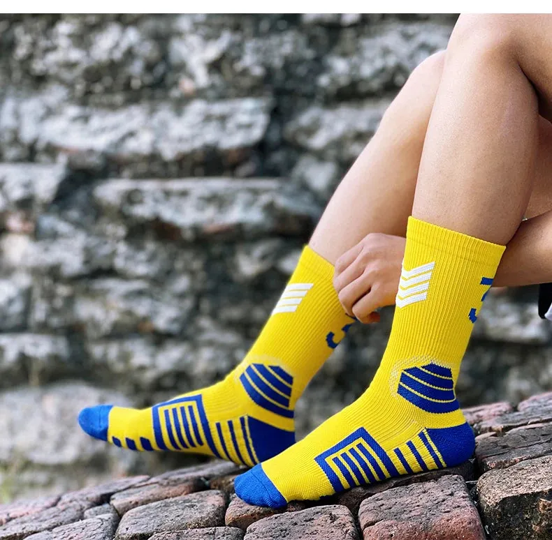 Elite Breathable Basketball Socks for Active Adults