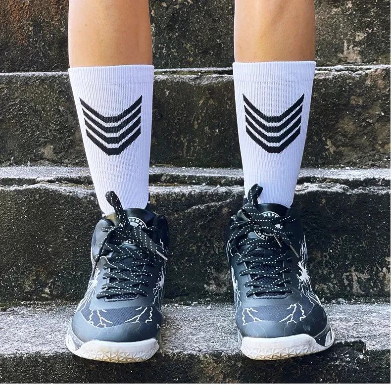 Elite Breathable Basketball Socks for Active Adults