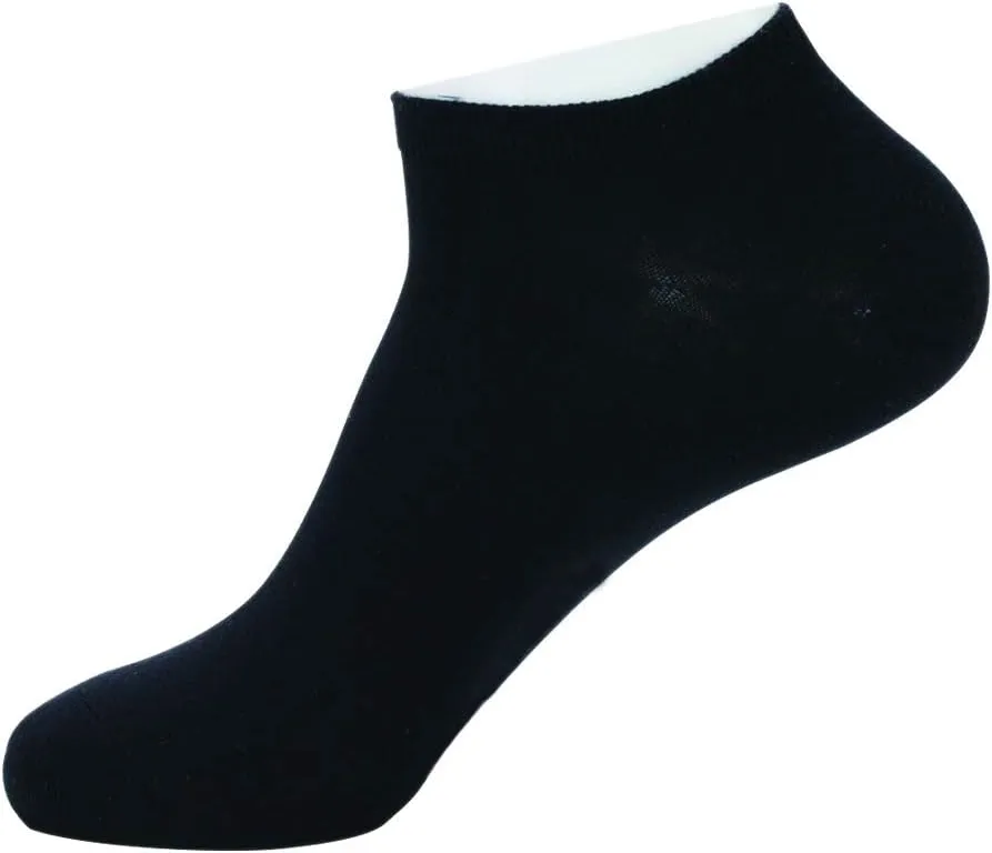 EnerWear-Coolmax Unisex 24P/10P Cotton Low Cut No Show Ankle Socks