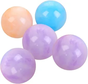 ERINGOGO 5Pcs Air Filled Bouncy Balls for Play Balls for Ball Pits Playhouses Pools Sensory Learning Activities