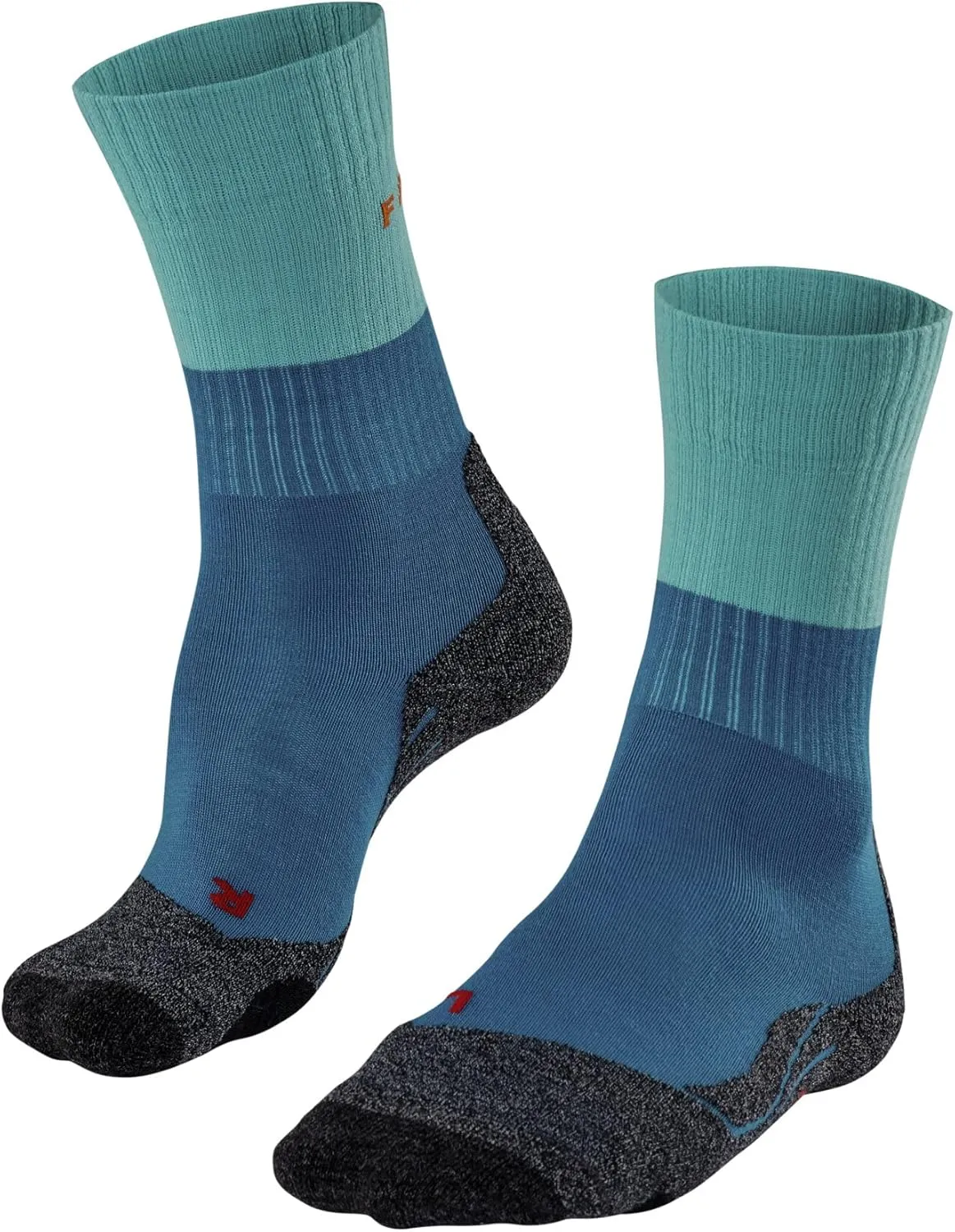 FALKE Women's TK2 Explore Hiking Socks, Breathable Merino Wool, 1 Pair