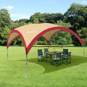 Family Tents with Spacious Interior 8-10 Person Camping Tent Waterproof Windproof Camping Tent Portable for Outdoor Camping Beach (Tent, Khaki)