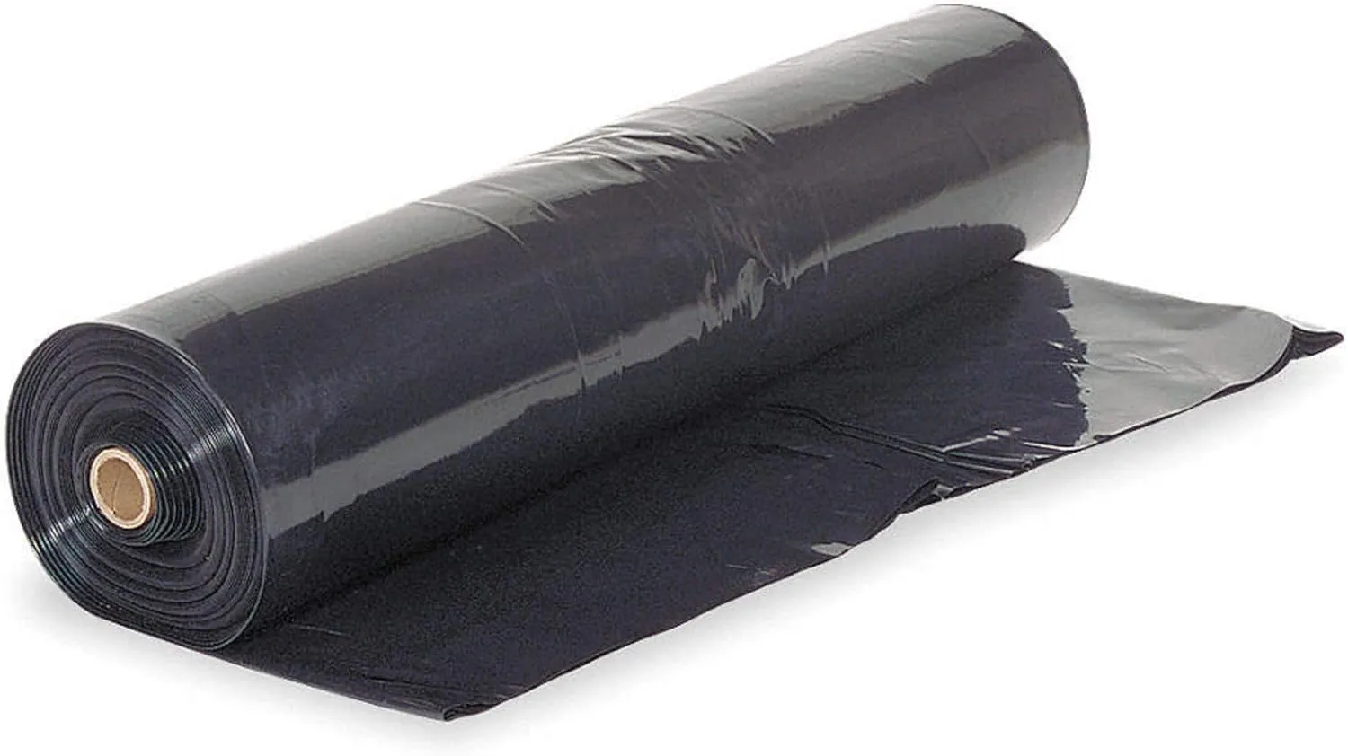 Farm Plastic Supply Tarp - 6 mil Polyethylene Vapor Barrier - (6' x 100') Sheeting, Black Tarp, Heavy Duty