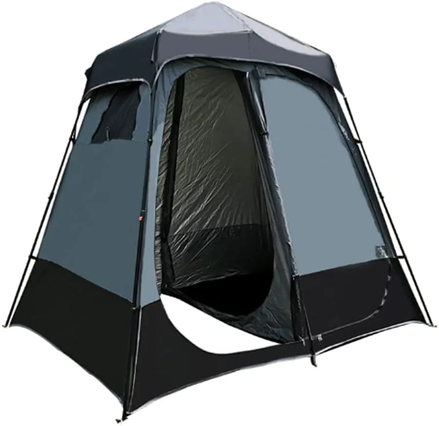 Fashion Sturdy Portable Changing Room Oversize Dual Space Shower Tent Changing Room Foldable Quick Set Up Freestanding Camp Toilet Tent Modern