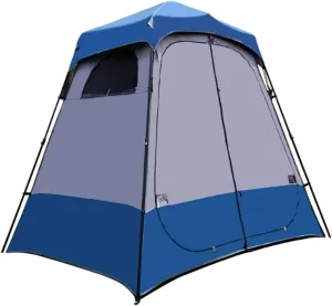 Fashion Sturdy Portable Changing Room Oversize Dual Space Shower Tent Changing Room Foldable Quick Set Up Freestanding Camp Toilet Tent Modern