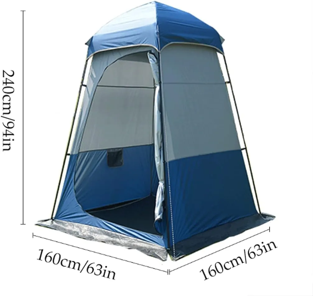 Fashion Sturdy Portable Changing Room Oversize Dual Space Shower Tent Changing Room Foldable Quick Set Up Freestanding Camp Toilet Tent Modern