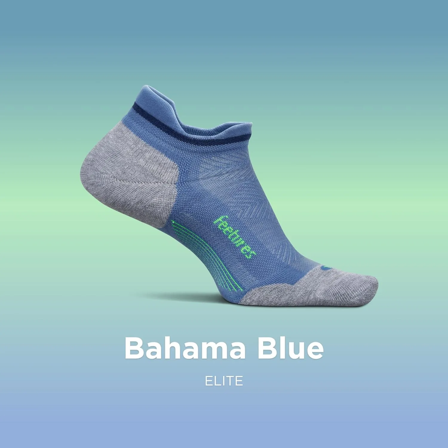 Feetures Elite Max Cushion No Show Tab Ankle Socks - Sport Sock with Targeted Compression