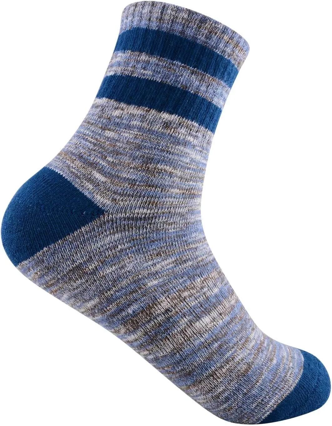 FEIDEER Women's Hiking Walking Socks, 4-Pack Outdoor Recreation Socks Wicking Cushion Crew Socks