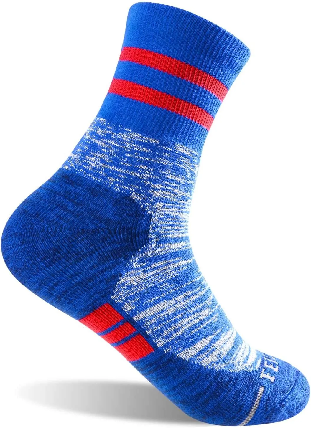 FEIDEER Women's Hiking Walking Socks, Multi-pack Outdoor Recreation Socks Wicking Cushion Crew Socks