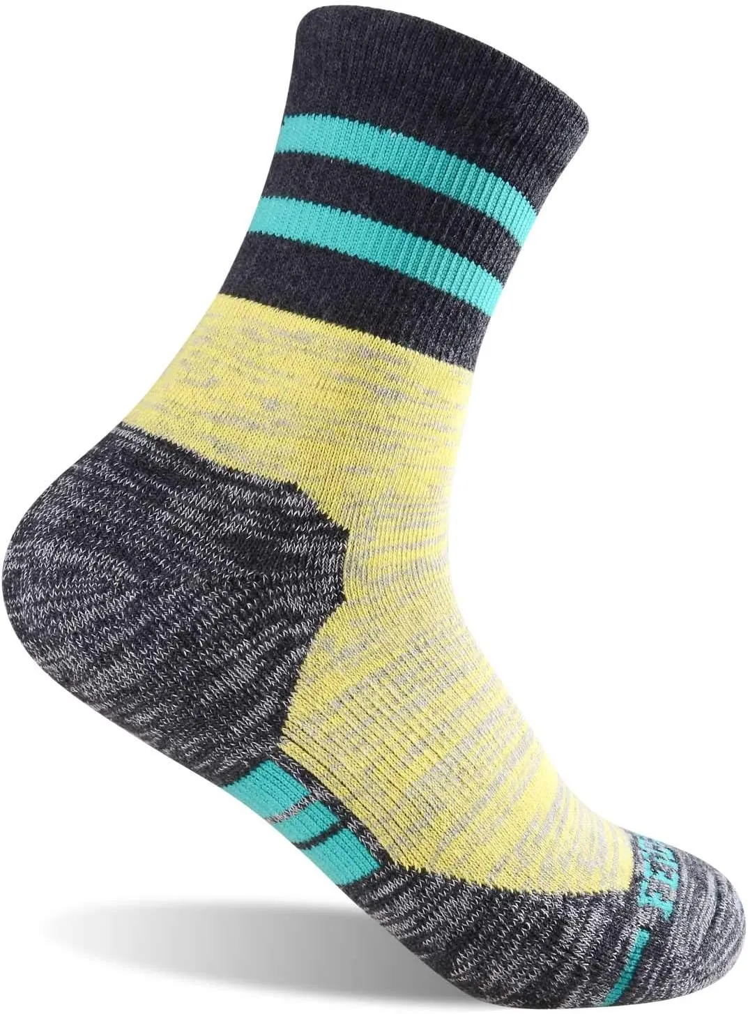 FEIDEER Women's Hiking Walking Socks, Multi-pack Outdoor Recreation Socks Wicking Cushion Crew Socks