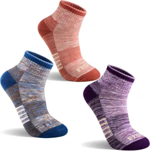 FEIDEER Women's Sport Athletic Running Socks, Hiking Walking Thick Cushioned Above Ankle Crew Socks 3-5 Pairs for Women Girls