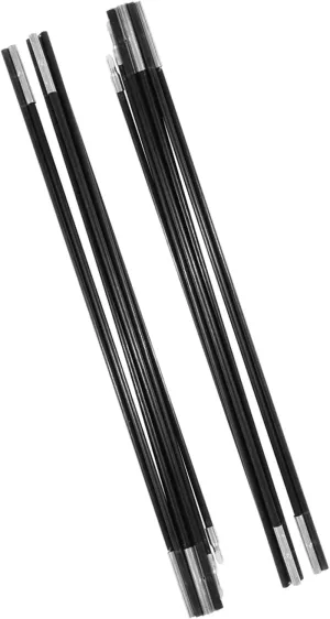 Fiberglass Tent Pole Bars, 4.48M Outdoor Support Rods Kit with 23.4in Segments for 5-6 Person Camping Tent