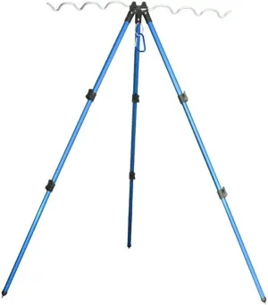 Fishing Rod Holder, Fishing Rod Tripod Standing Telescoping Aluminum Alloy Fishing Rod Holder for Easy Storage