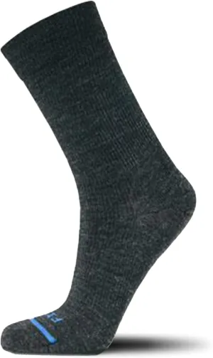 FITS Business Crew Fine Merino Wool Socks For Men and Women, Breathable, Odor Resistant, Lightweight, Whole Foot Comfort