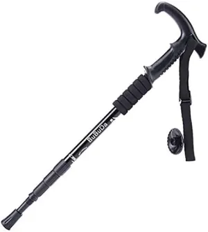 Foldable Adjustable Telescopic Walking Poles, Ergonomic Handle for Hiking, Camping, Mountain, Backpacking, Trekking